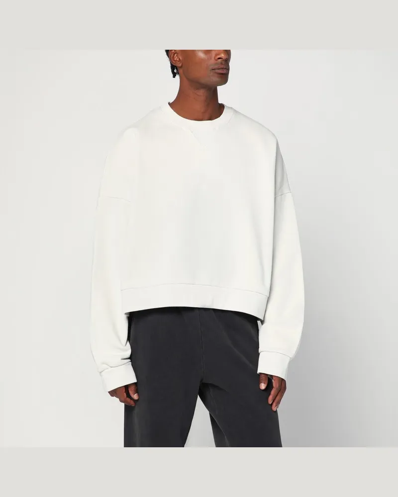Entire Studios Sweatshirt in Elfenbein aus Baumwolle Weiß