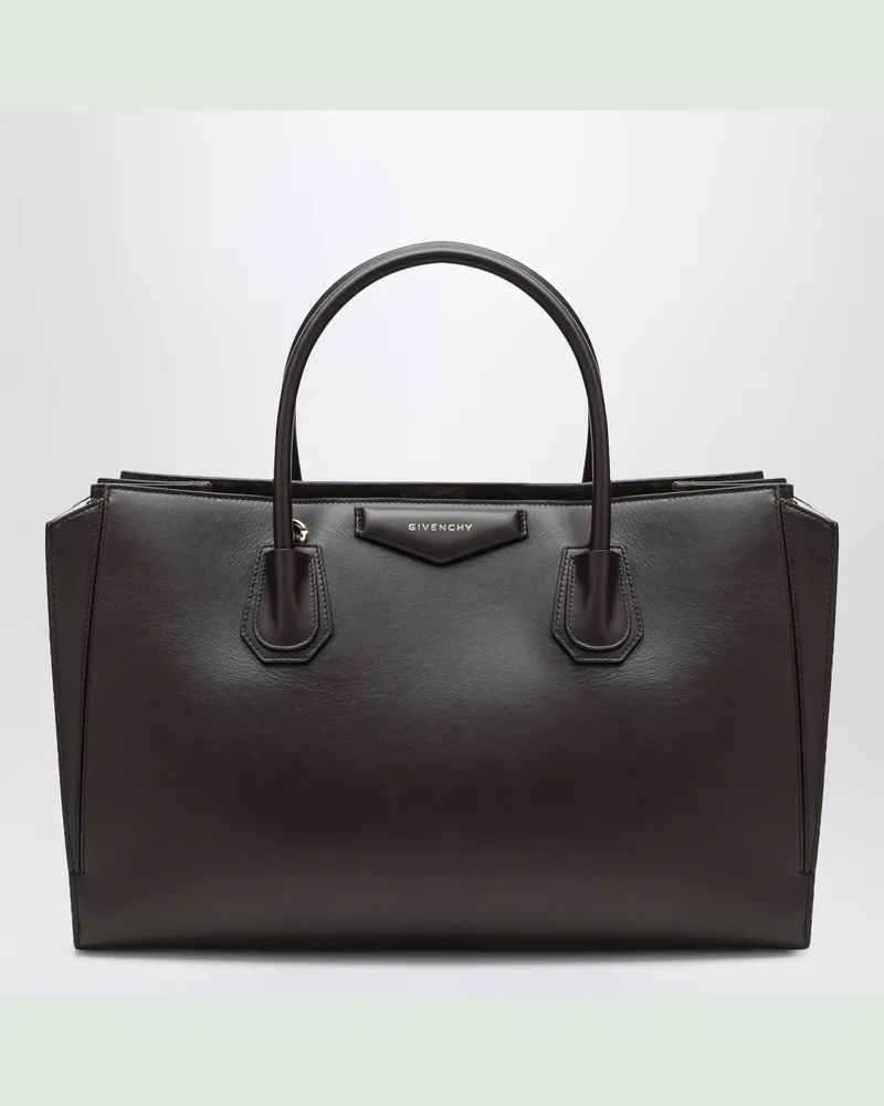 Givenchy Antigona Catchall Tasche aus mittelbraunem Leder Brown