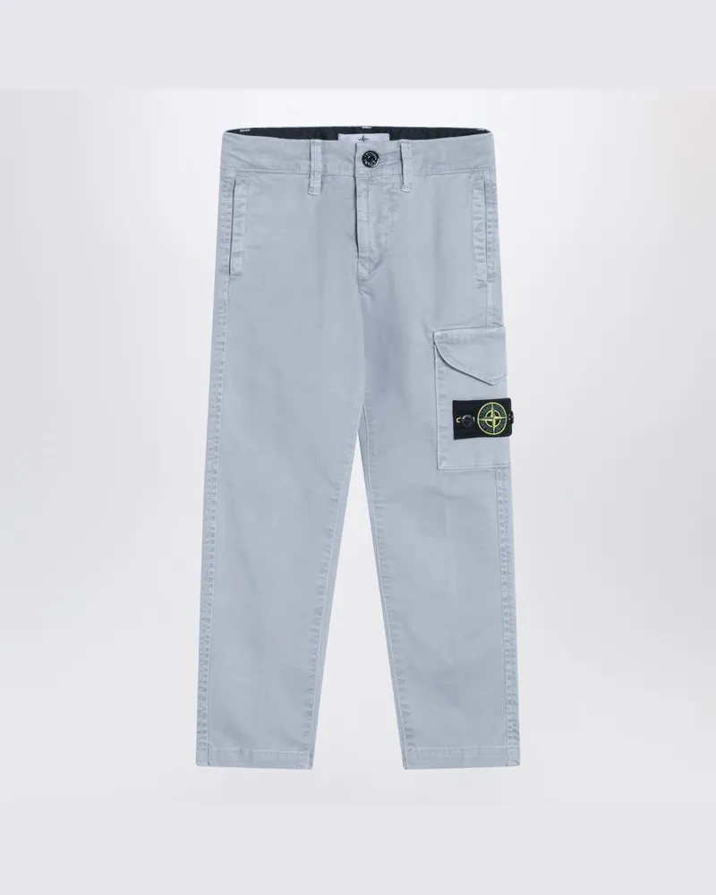 Stone Island Puderfarbene Baumwollhose Grau