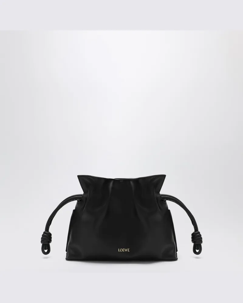 Loewe Flamenco Mini-Clutch in Schwarz Schwarz