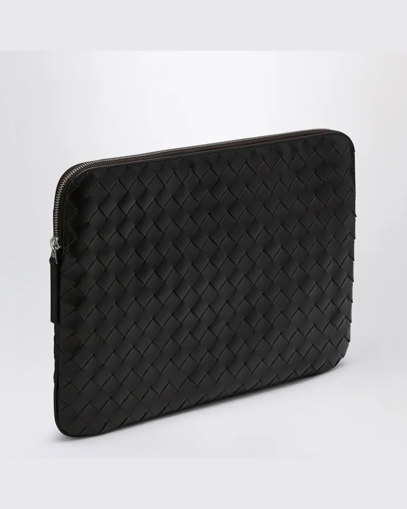 Bottega Veneta Dokumentenmappe Getaway Fondente mit Flechtmuster Braun