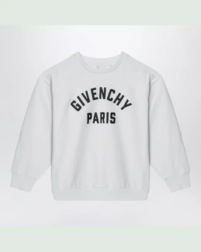 Givenchy Weißes Sweatshirt mit Logo-Stickerei White