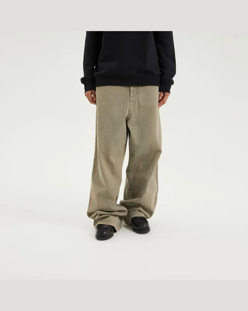 1989 STUDIO Hellbraune Chicago-Denim-Hosen Brown