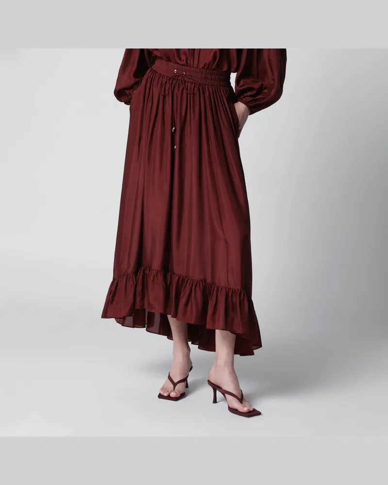 Zimmermann Aster Maxirock in Merlot Burgundy