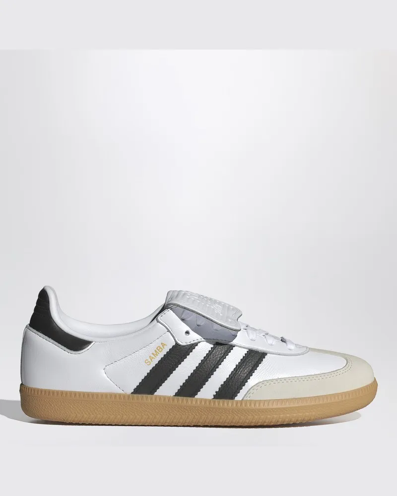 adidas Sneaker Samba LT Cloud White/Core Black/Gold Metallic Weiß