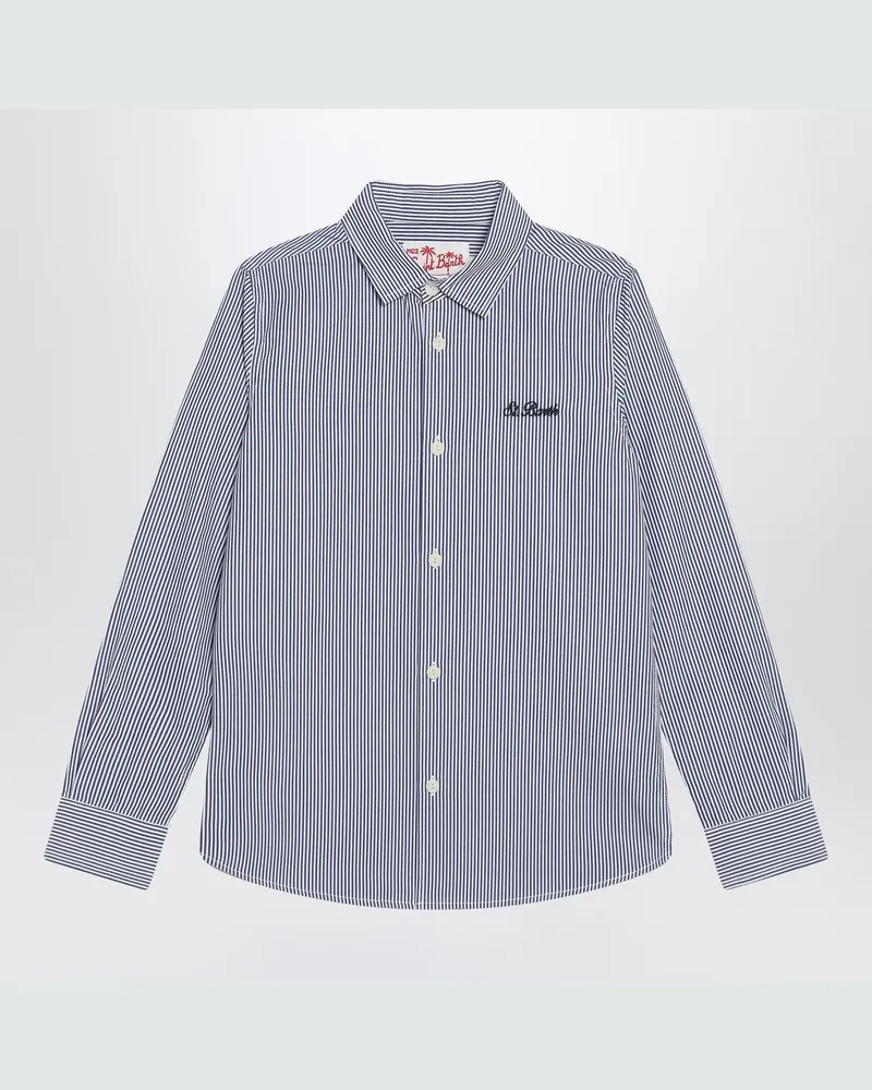 MC2 Saint Barth Gestreiftes Agnes-Hemd mit Snoopy-Print Multicolor