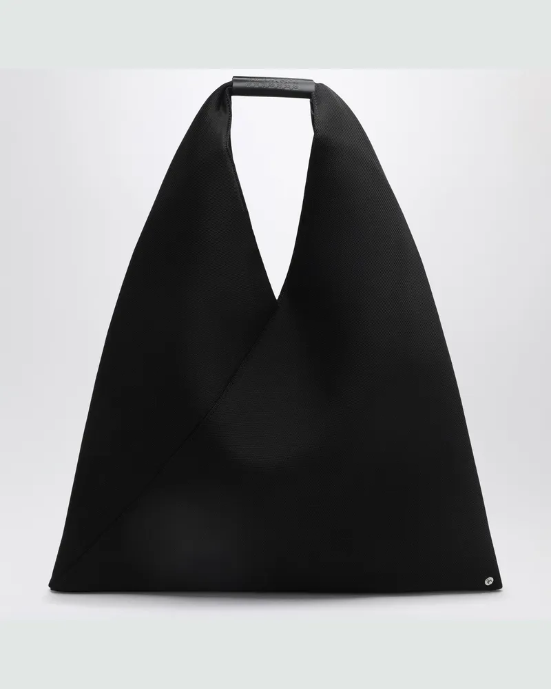 Maison Margiela Schwarze Japanese Bag aus Mesh Black
