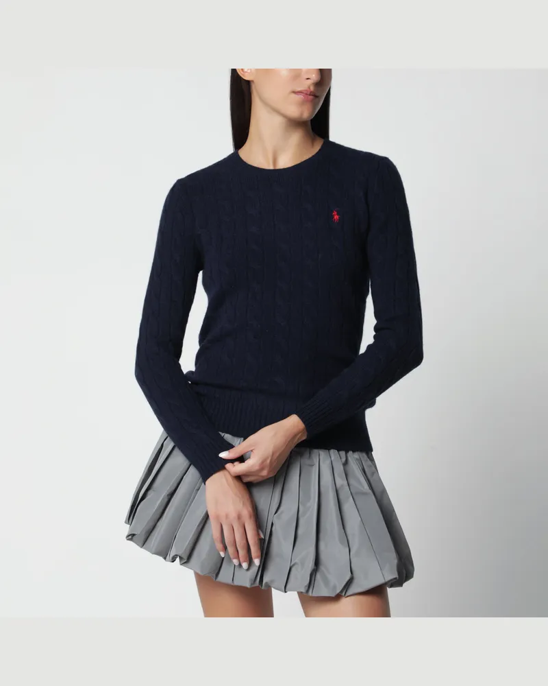 Ralph Lauren Rundhalspullover aus Wolle und Kaschmir in Hunter Navy Blue