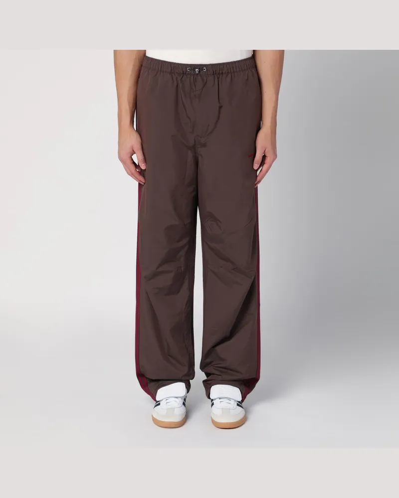 adidas Braune Jogginghose aus Nylon Braun