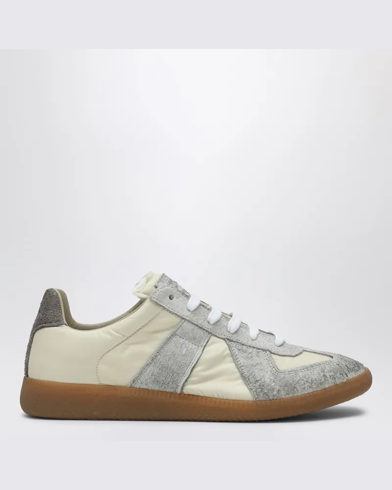 Maison Margiela Replica-Sneaker in Hellbeige und Grau Gelb
