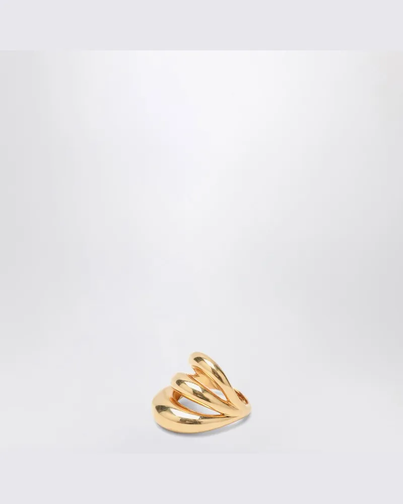 PANCONESI Triptych Blow Up Ring in Gold Metallisch