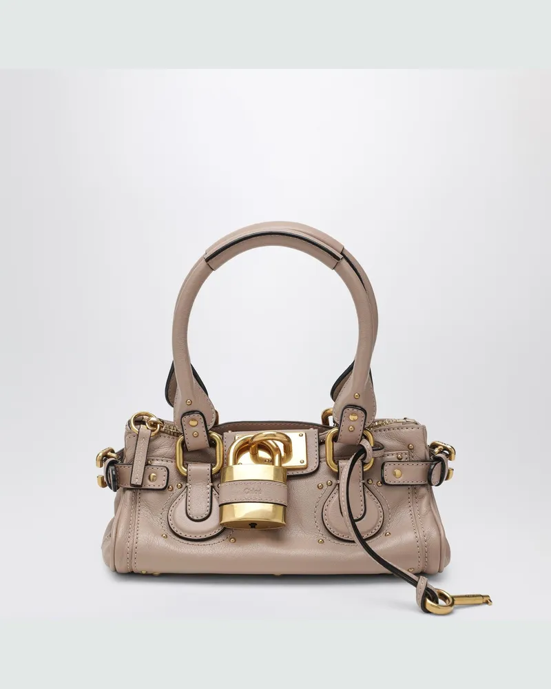 Chloé Kleine Paddington Tasche aus rosafarbenem Leder Pink