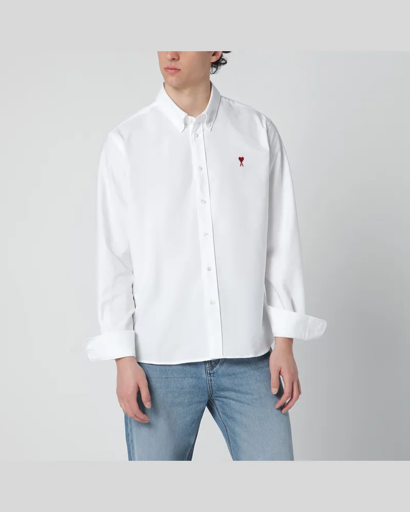 AMI Paris Weißes Hemd Ami de Coeur White