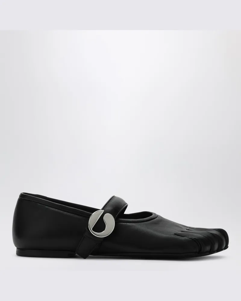 COPERNI Schwarze Ballerinas mit fünf Zehen Schwarz