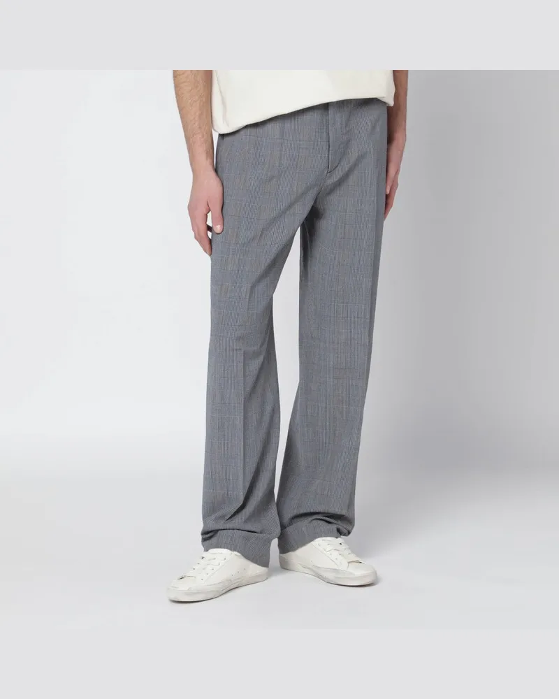 Golden Goose Graue Hose im Prince-of-Wales-Muster Grau