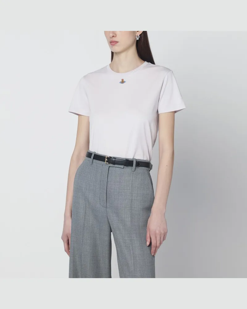 Vivienne Westwood Asch-lilafarbenes Orb-Peru-T-Shirt Violett