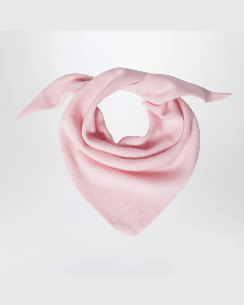 Le Bonnet Bandana aus Wolle und Caregora in Blush Pink