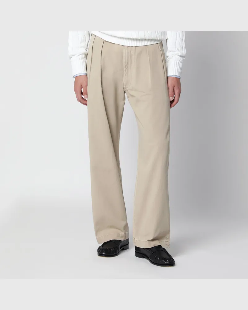 Ralph Lauren Beige chino trousers in cotton Green