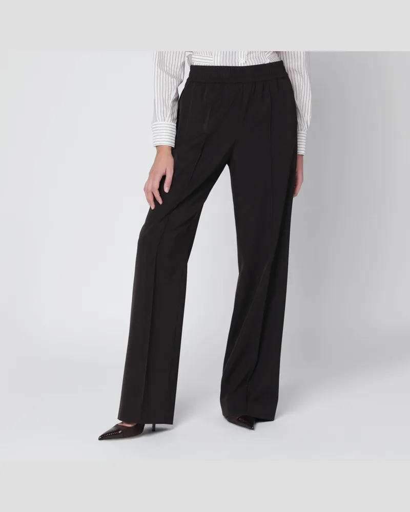 Dolce & Gabbana Braune Wollhose Brown