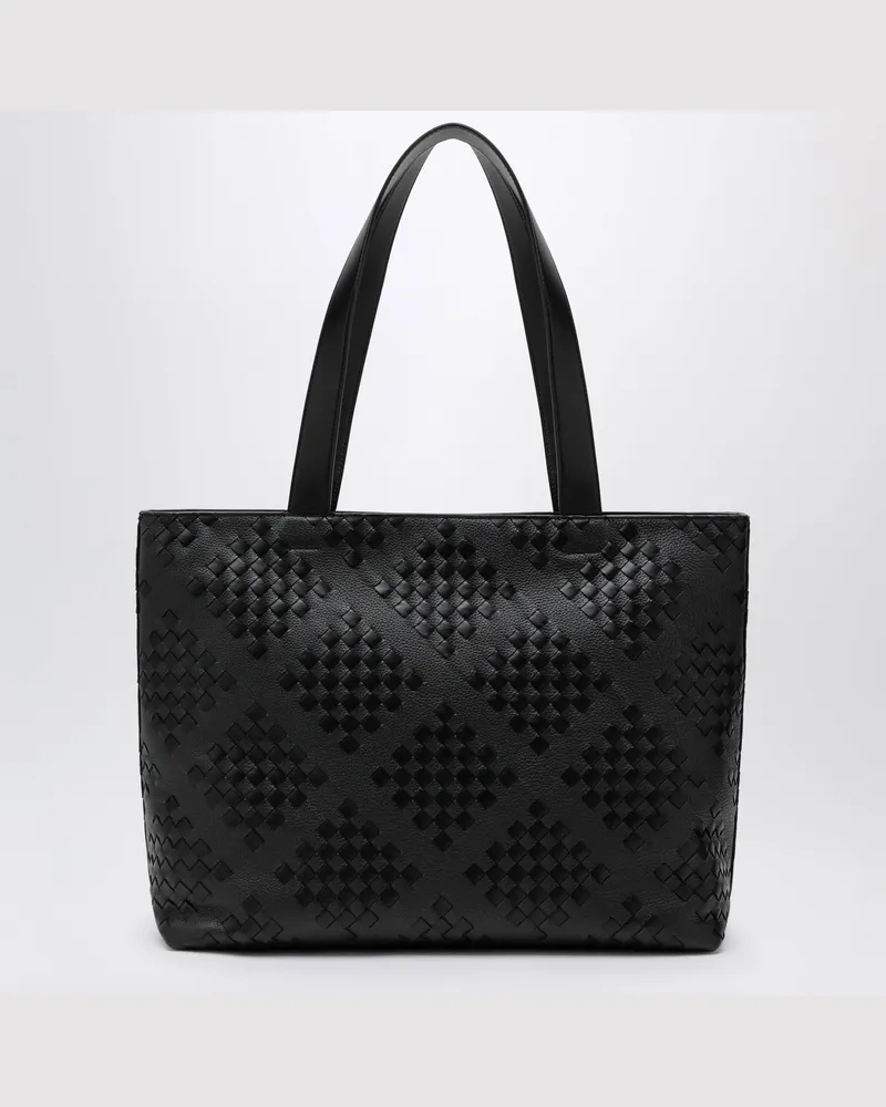 Bottega Veneta Schwarze Intrecciato Tote Bag Black