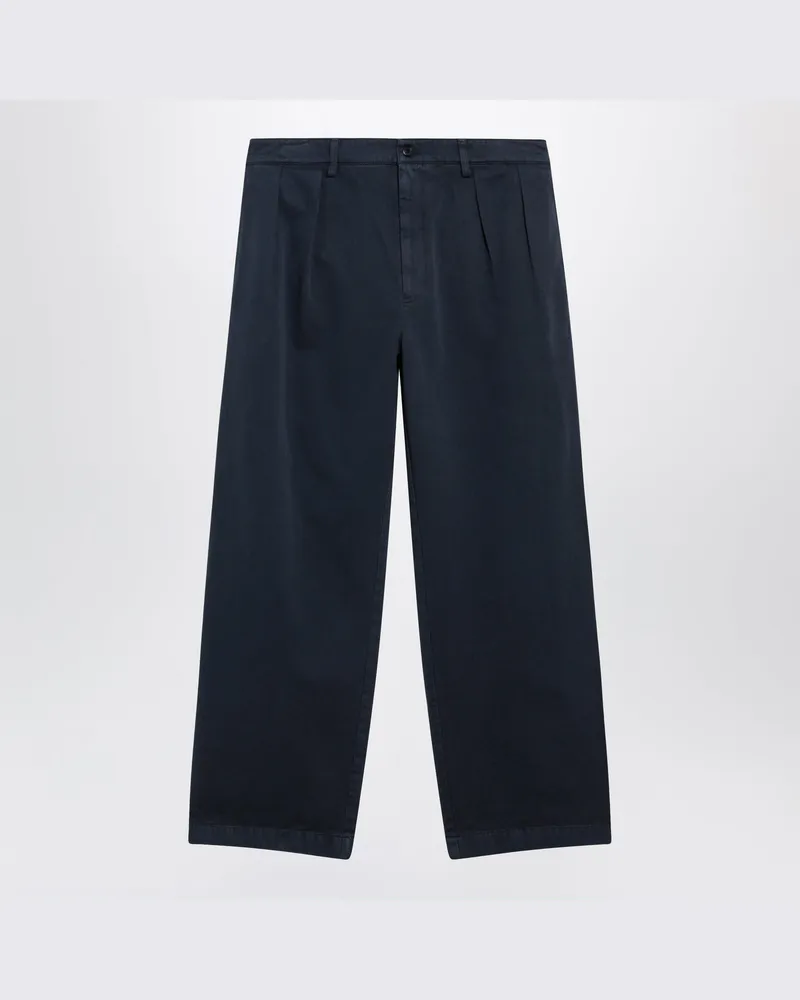 Prada Blaue Baumwollhose Blue