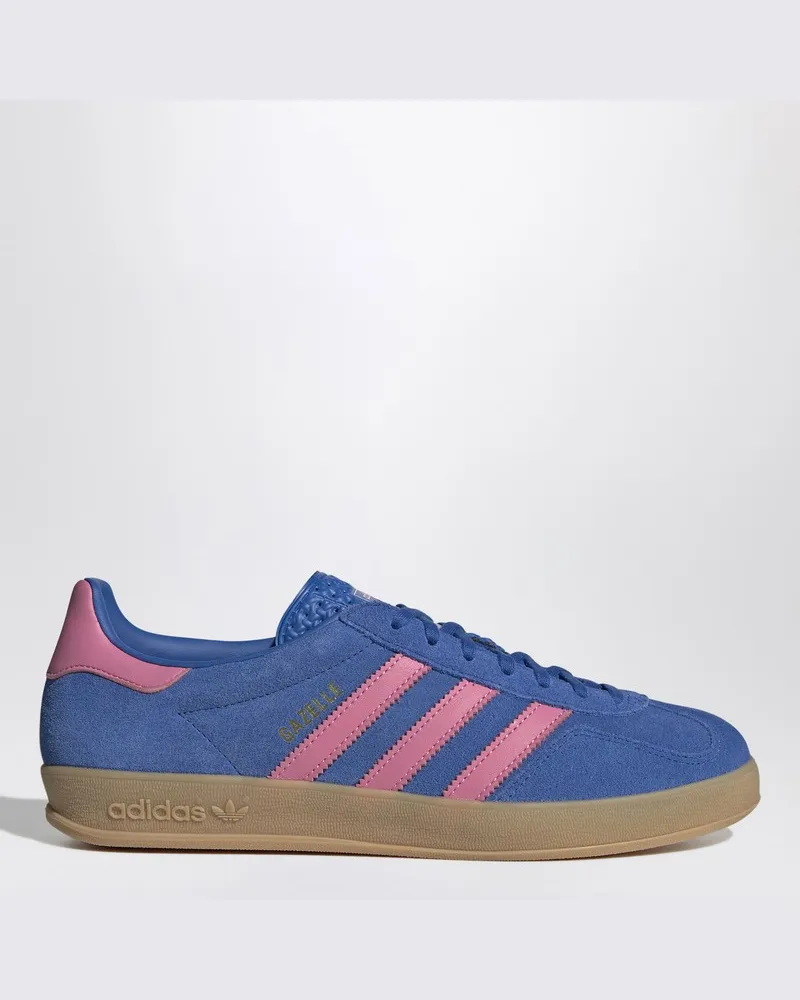 adidas Sneaker Gazelle Indoor Blue/Bliss Pink/Gum Blau