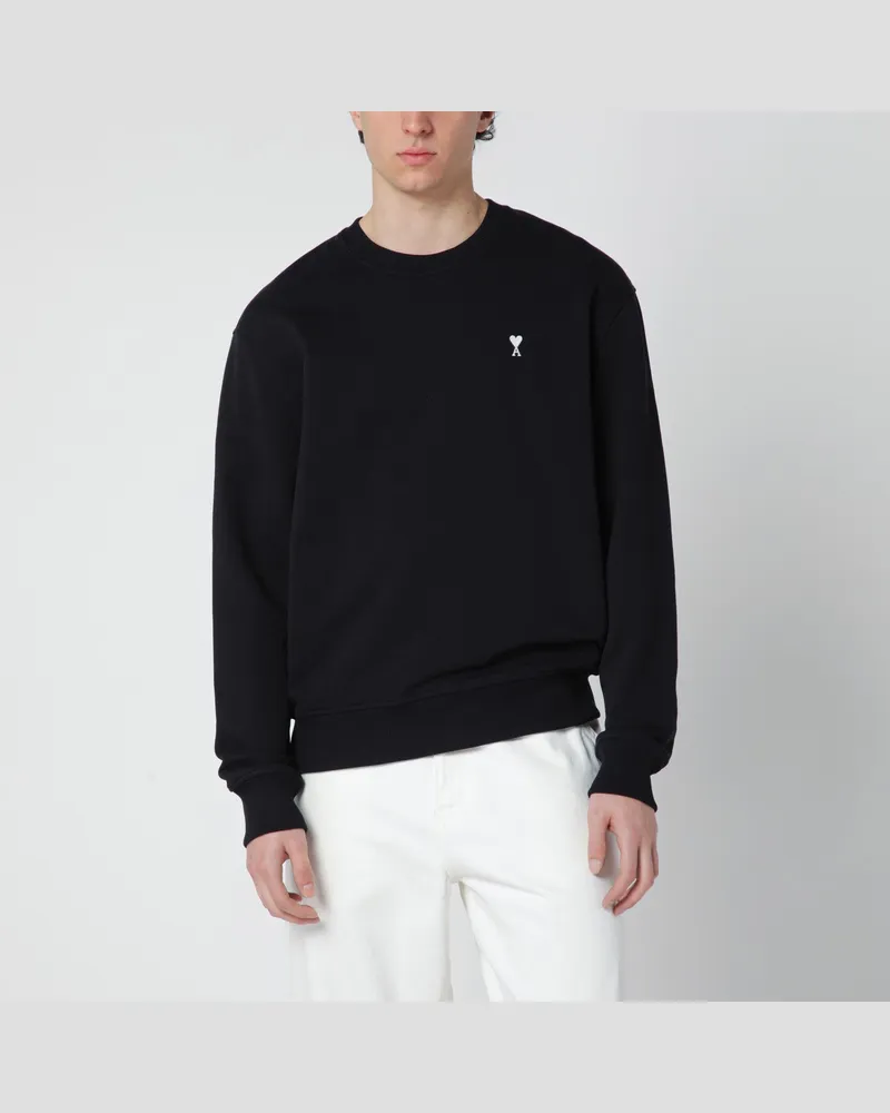 AMI Paris Schwarzes Ami De Coeur Sweatshirt Black