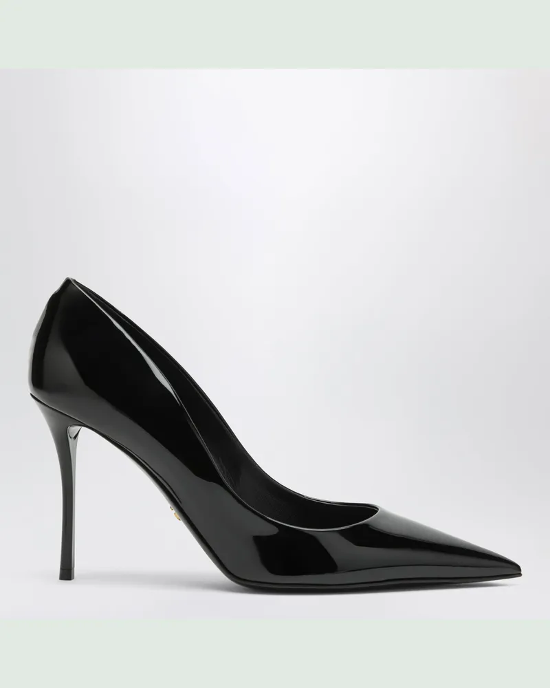 Dolce & Gabbana Schwarze Lacklederpumps Black