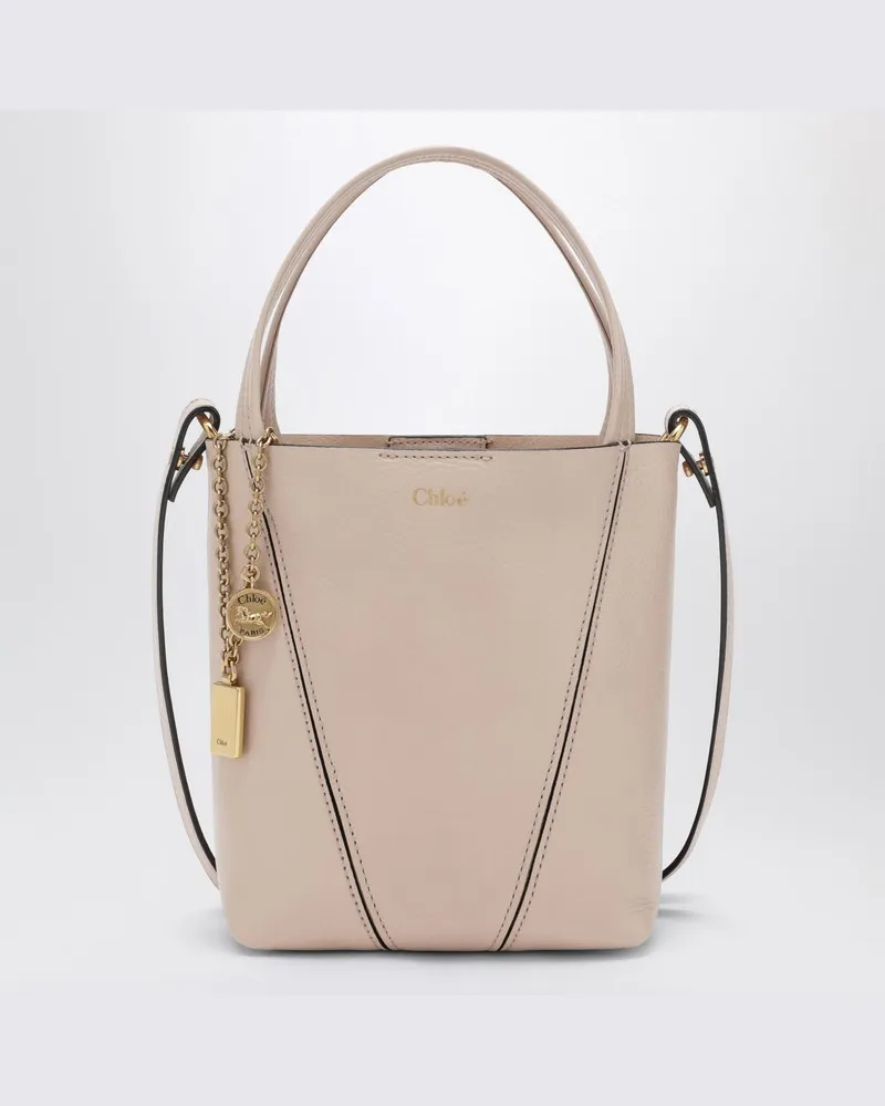 Chloé Kleine  Spin Tote Bag in Cement Pink Rosa