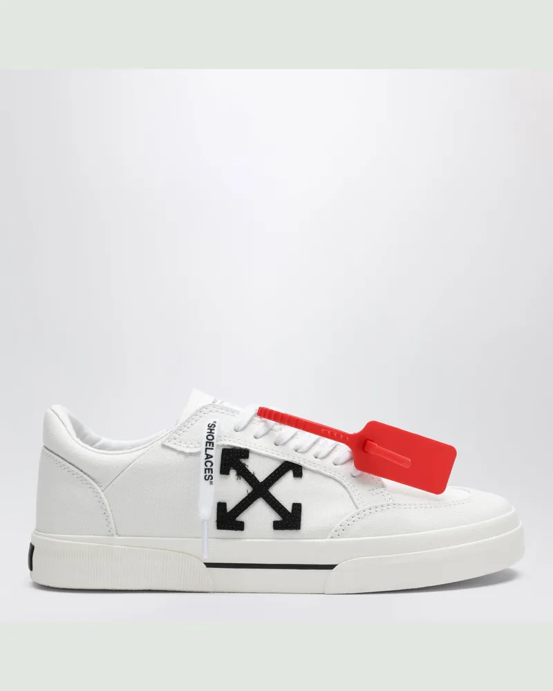 OFF-WHITE Weiße/Schwarze Vulcanized Low Sneakers White