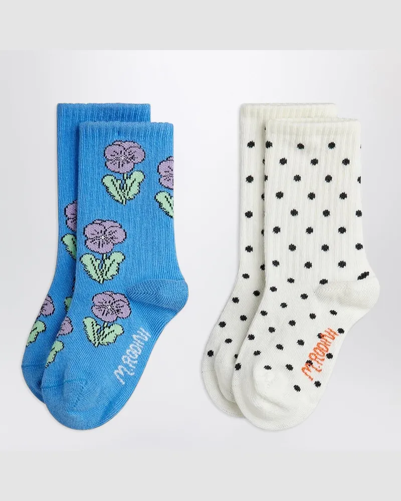Mini Rodini Socken Violas mehrfarbig aus Bio-Baumwolle Multicolor