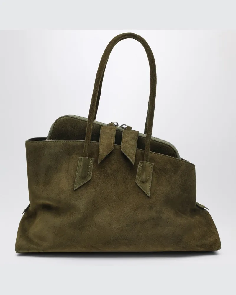 ATTICO La Passeggiata Mittlere khakifarbene Tasche Grün