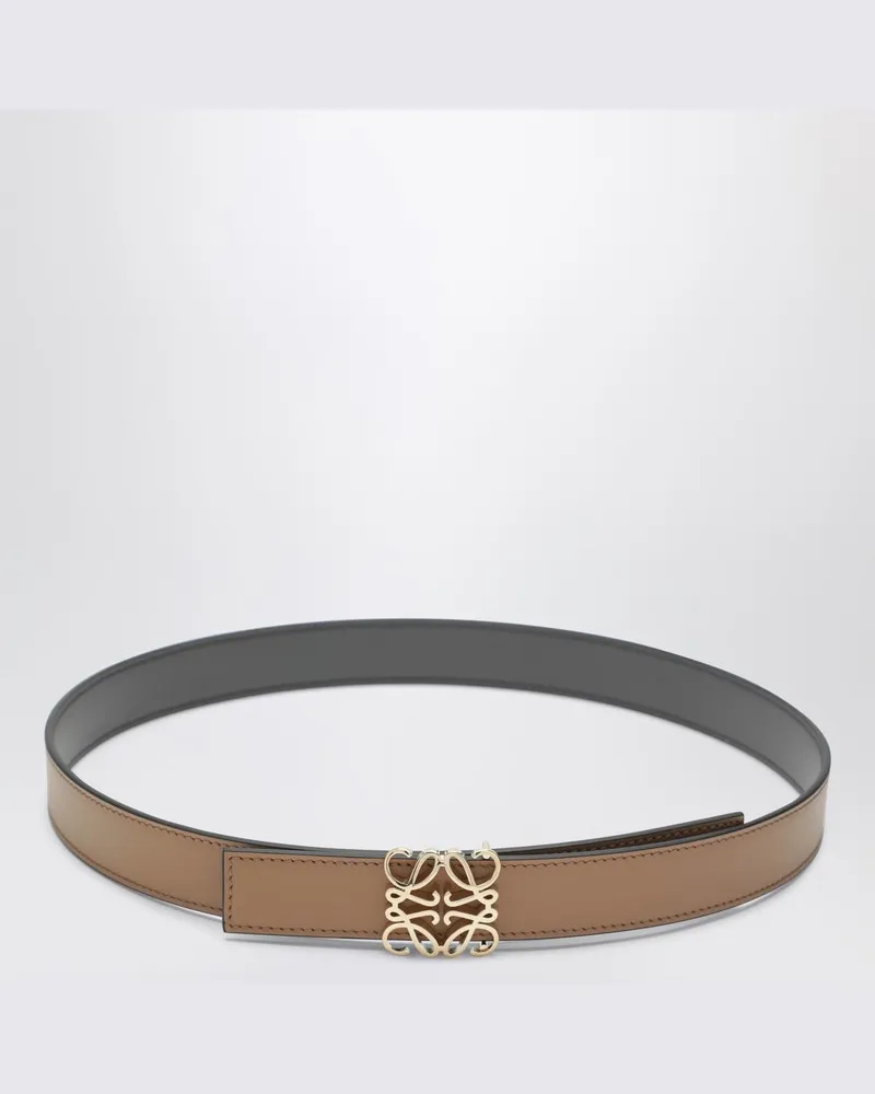 Loewe Wendegürtel Anagram in Beige/Grau Braun