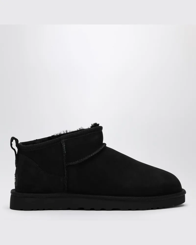 UGG Klassische schwarze Ultra Mini-Stiefelette Schwarz
