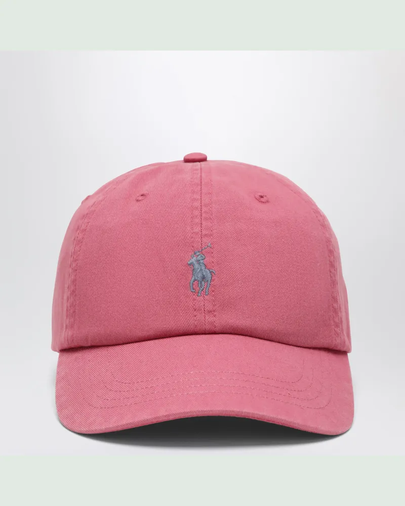Ralph Lauren Rosa Baseballkappe mit Logo Pink