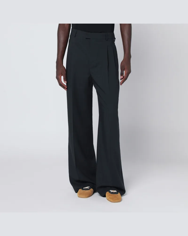 AMI Paris Anthrazitgraue Wollhose Grey