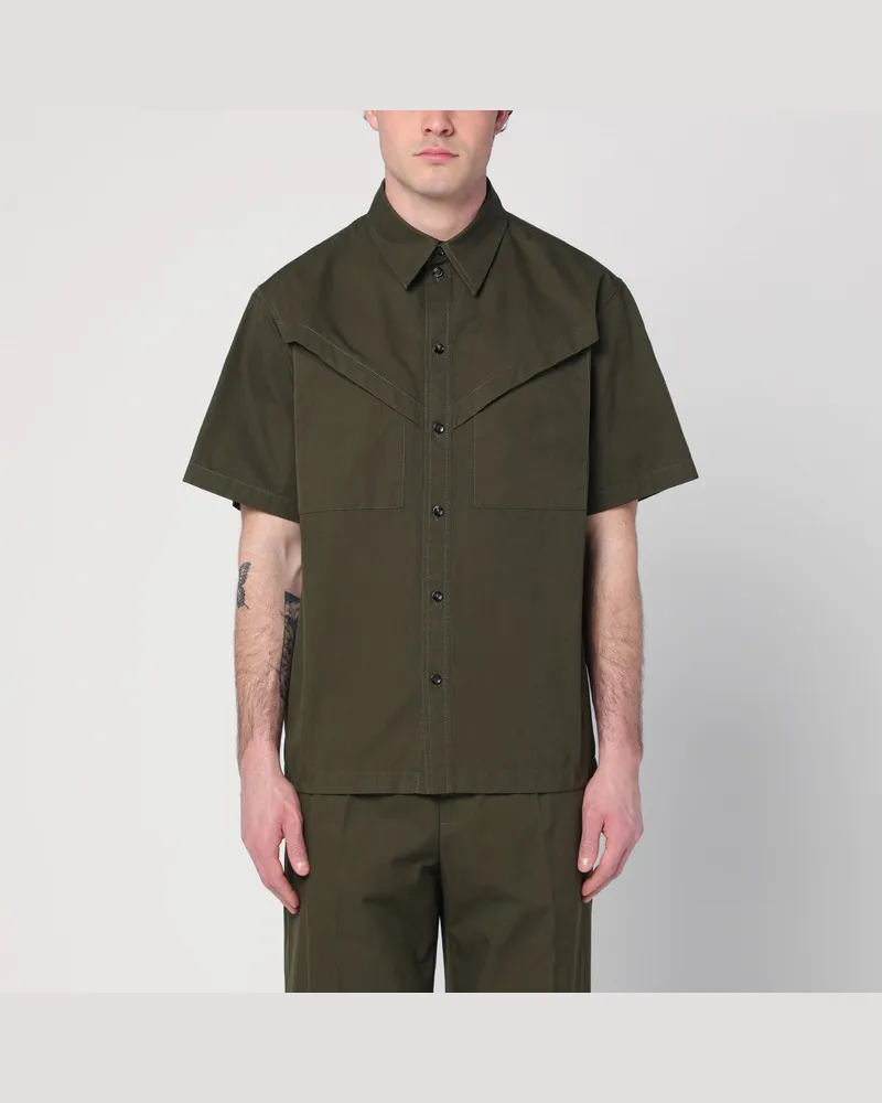Bottega Veneta Cargohose in Wacholdergrün Grün