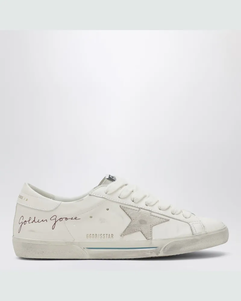 Golden Goose Super-Star Sneaker weiß/platin 