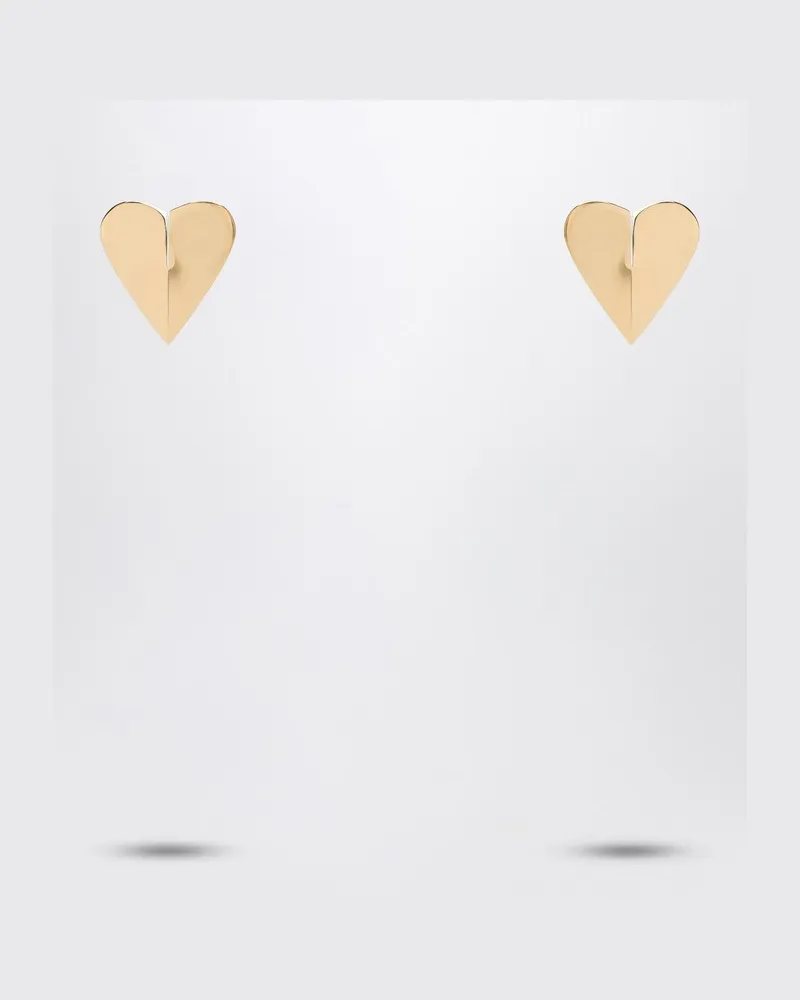 Alaïa Le Coeur Torn gold Ohrringe Metallisch