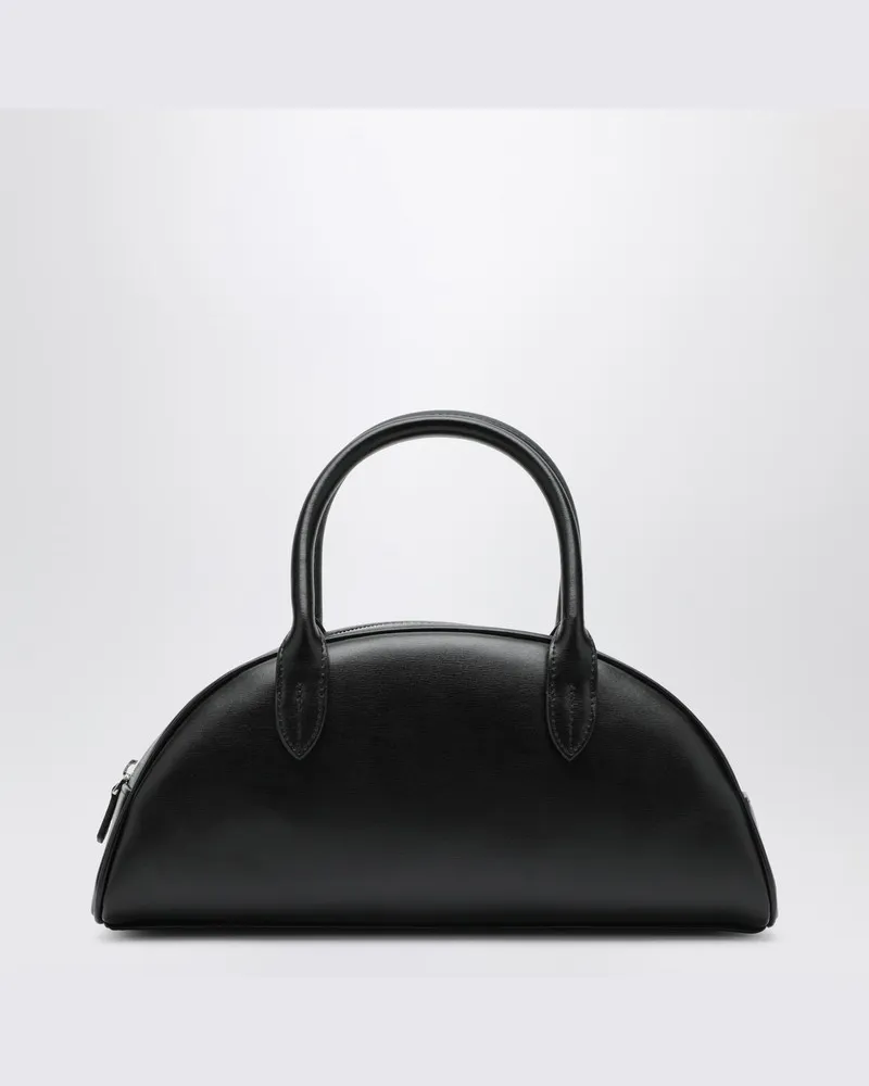 Dunst Schwarze Ledertasche Schwarz