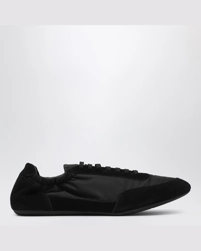 Prada Collapse Re-Nylon und Wildleder Sneaker Black