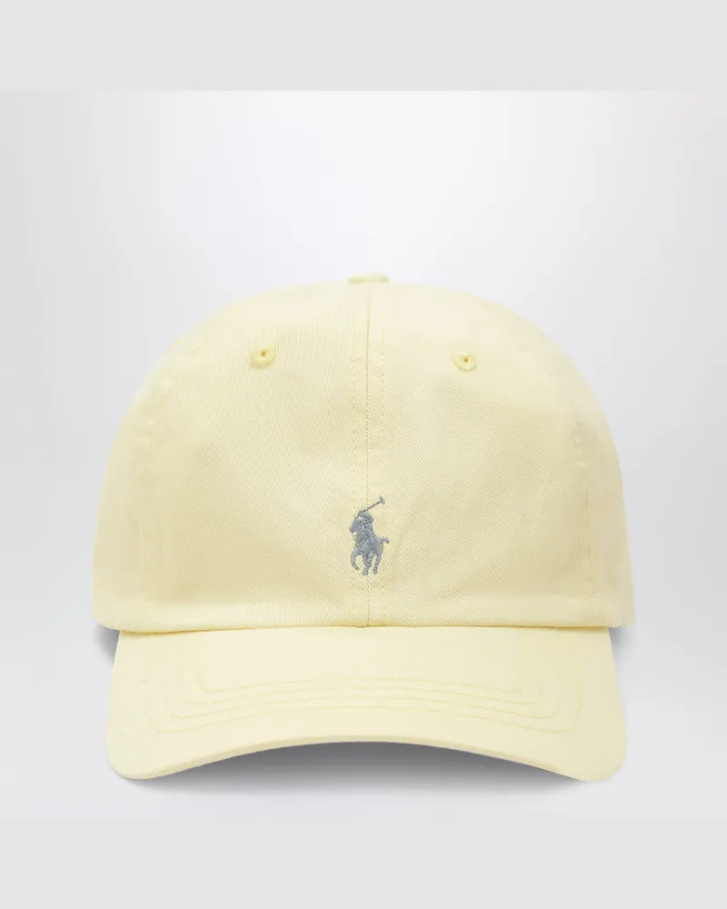 Ralph Lauren Hellgelbe Baseballkappe aus Baumwolle Yellow