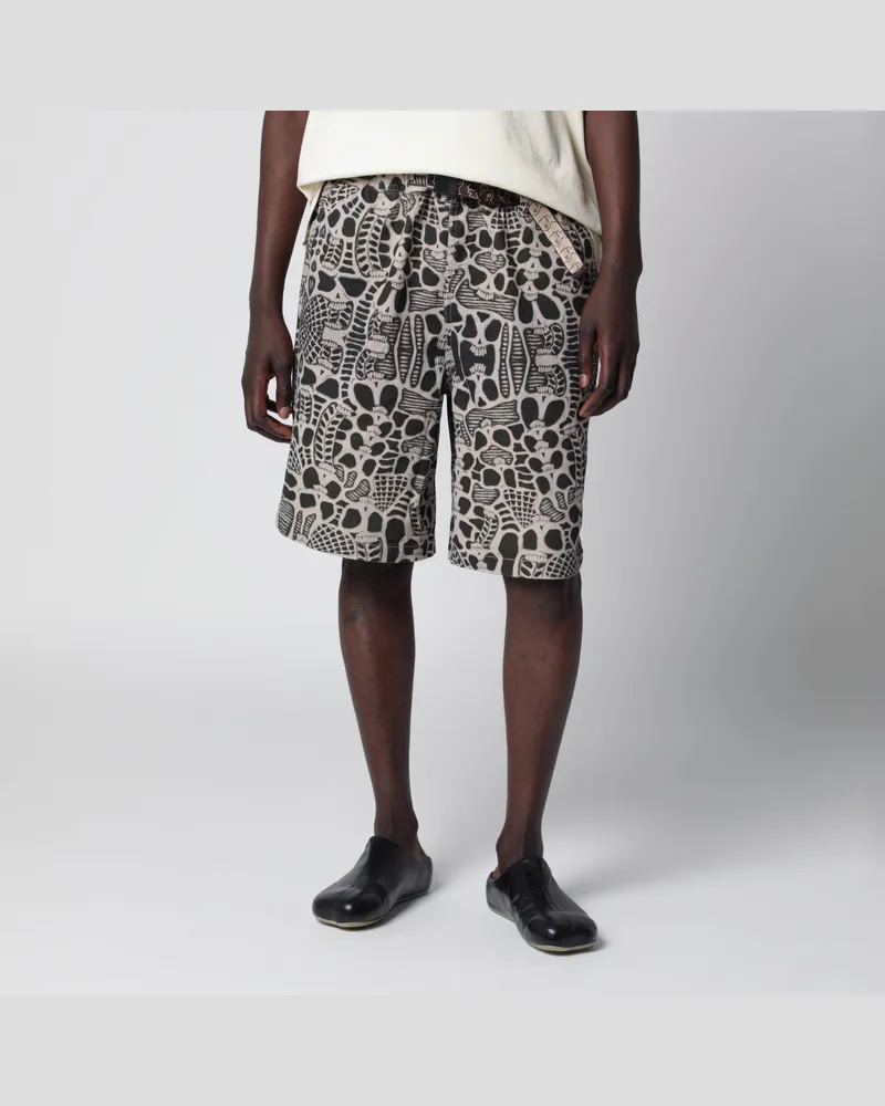 Brain Dead Skull Climber Shorts aus Baumwolle Multicolor