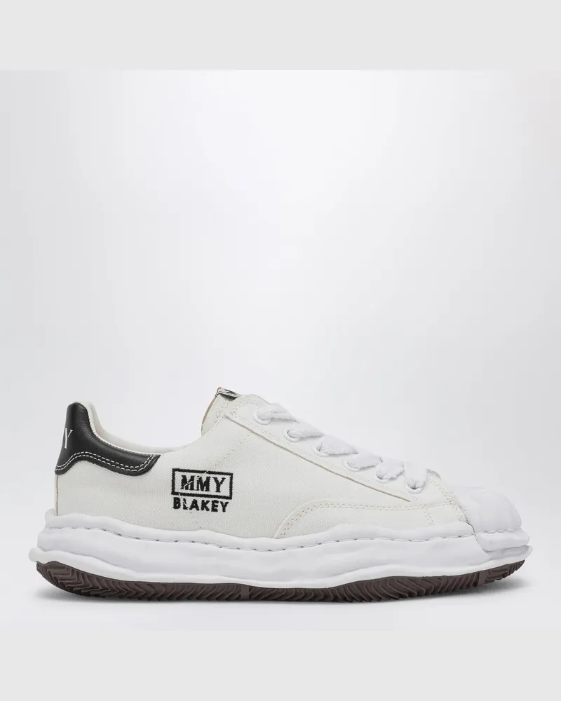 MIHARAYASUHIRO Weiße Blakey Low Sneakers aus Canvas White