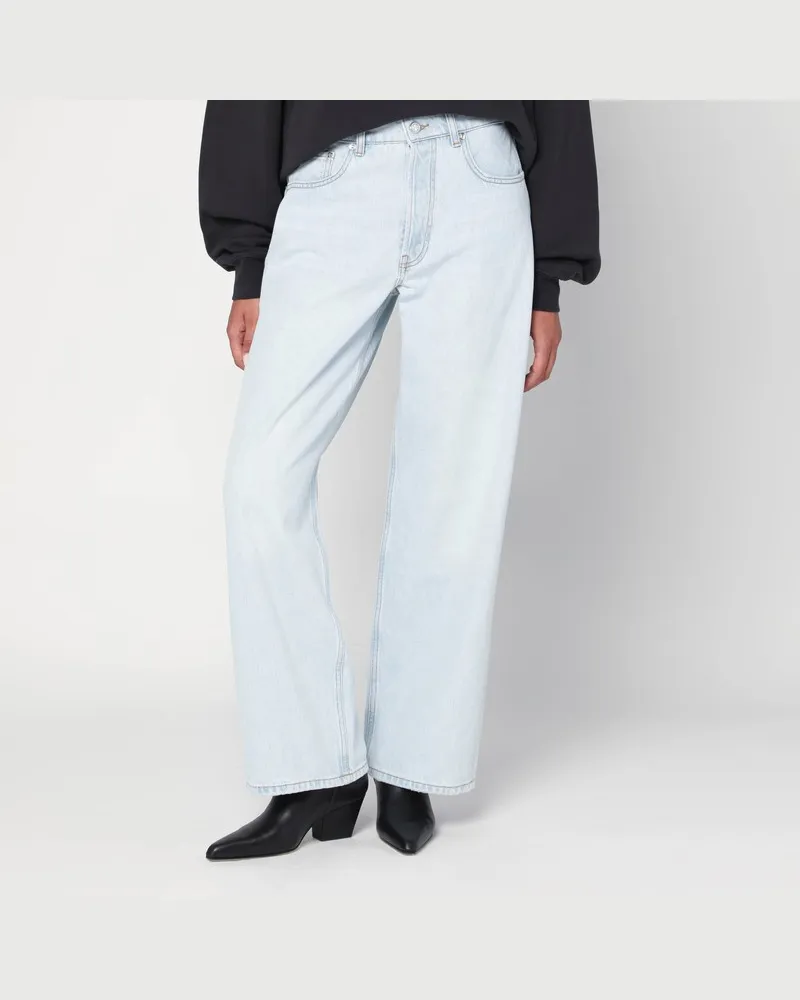 Anine Bing Hellblaue Jeans aus Bio-Denim Hellblau
