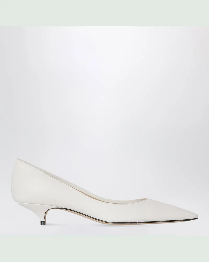 The Row Liisa Pumps weiß aus Lammleder White