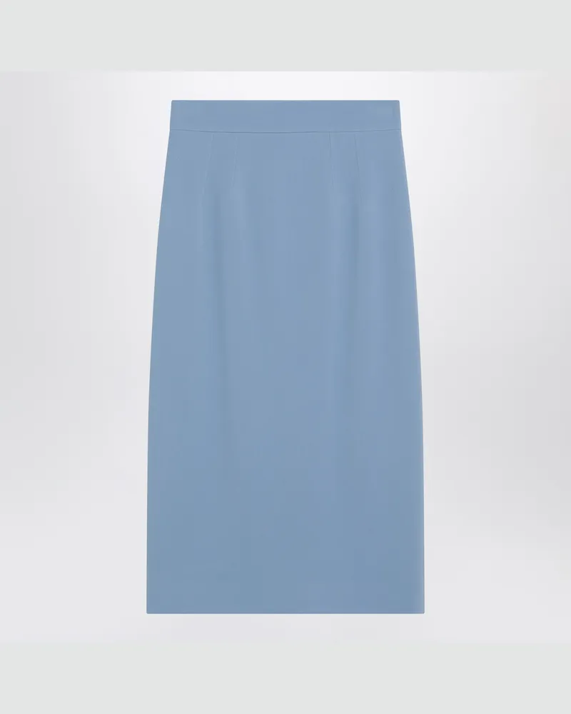 Dolce & Gabbana Hellblauer Stretch-Cady-Rock 