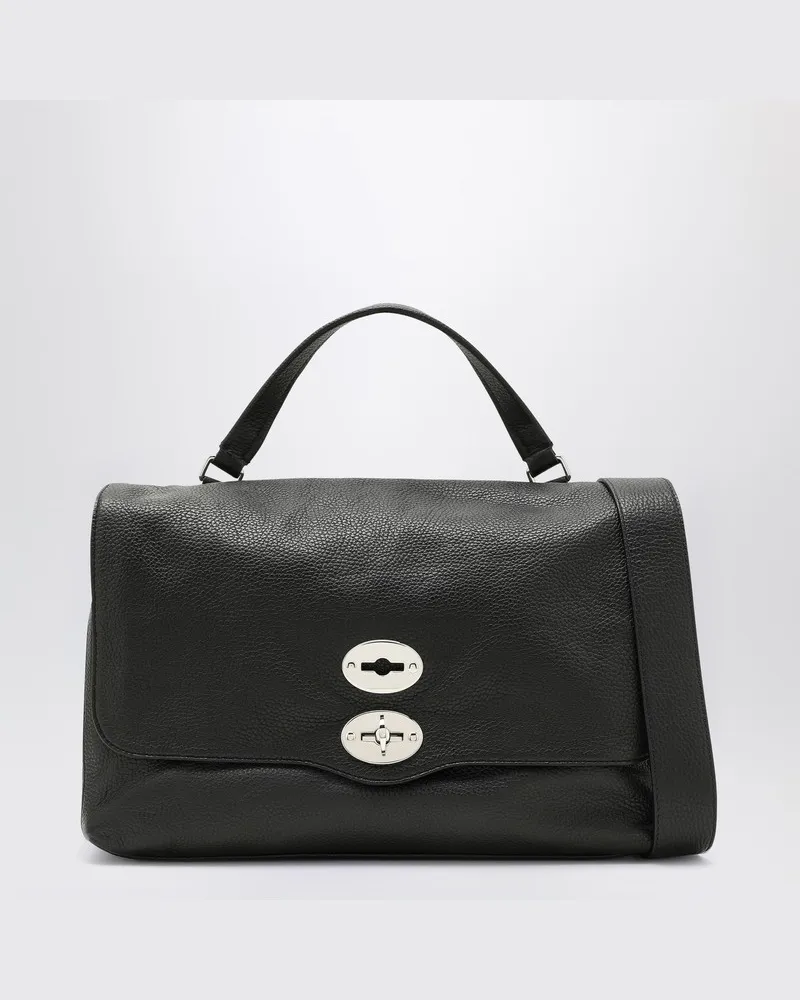 Zanellato Postina Tasche mittel schwarz Schwarz