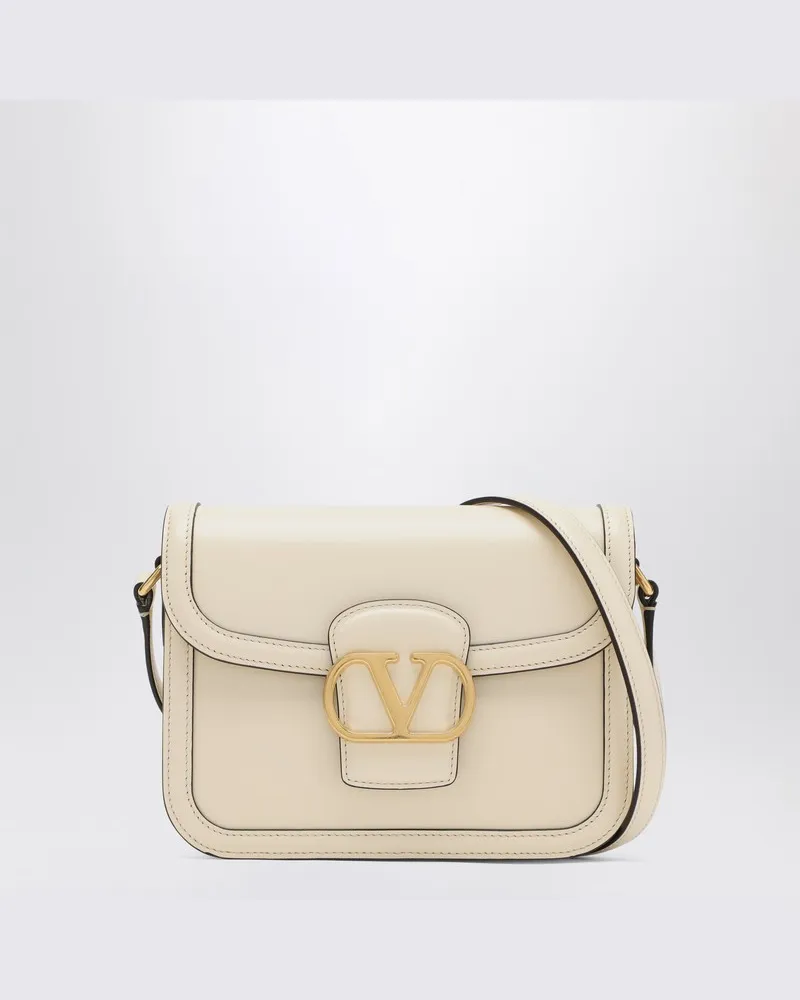 Valentino Garavani Kleine 9TO5 Tasche in Butterfarbe Weiß