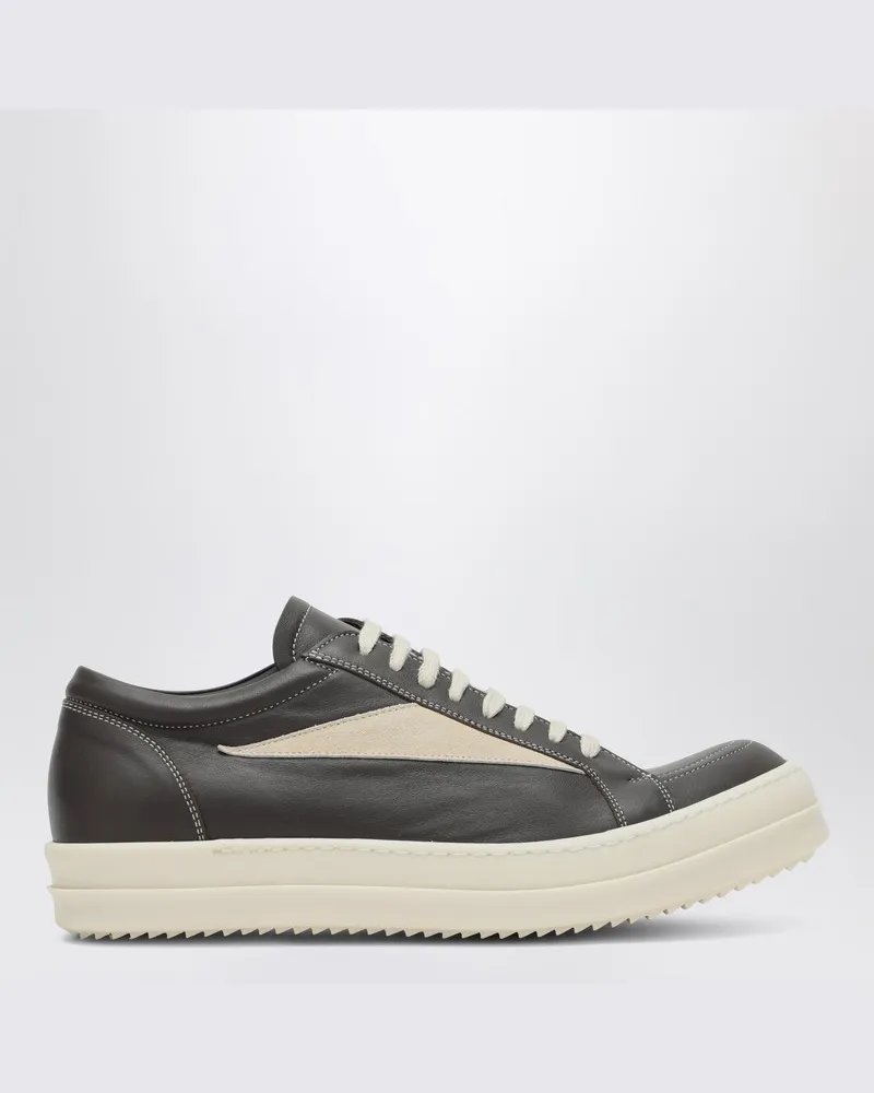 Rick Owens Vintage-Sneaker in Staubgrau/Milchweiß Beige
